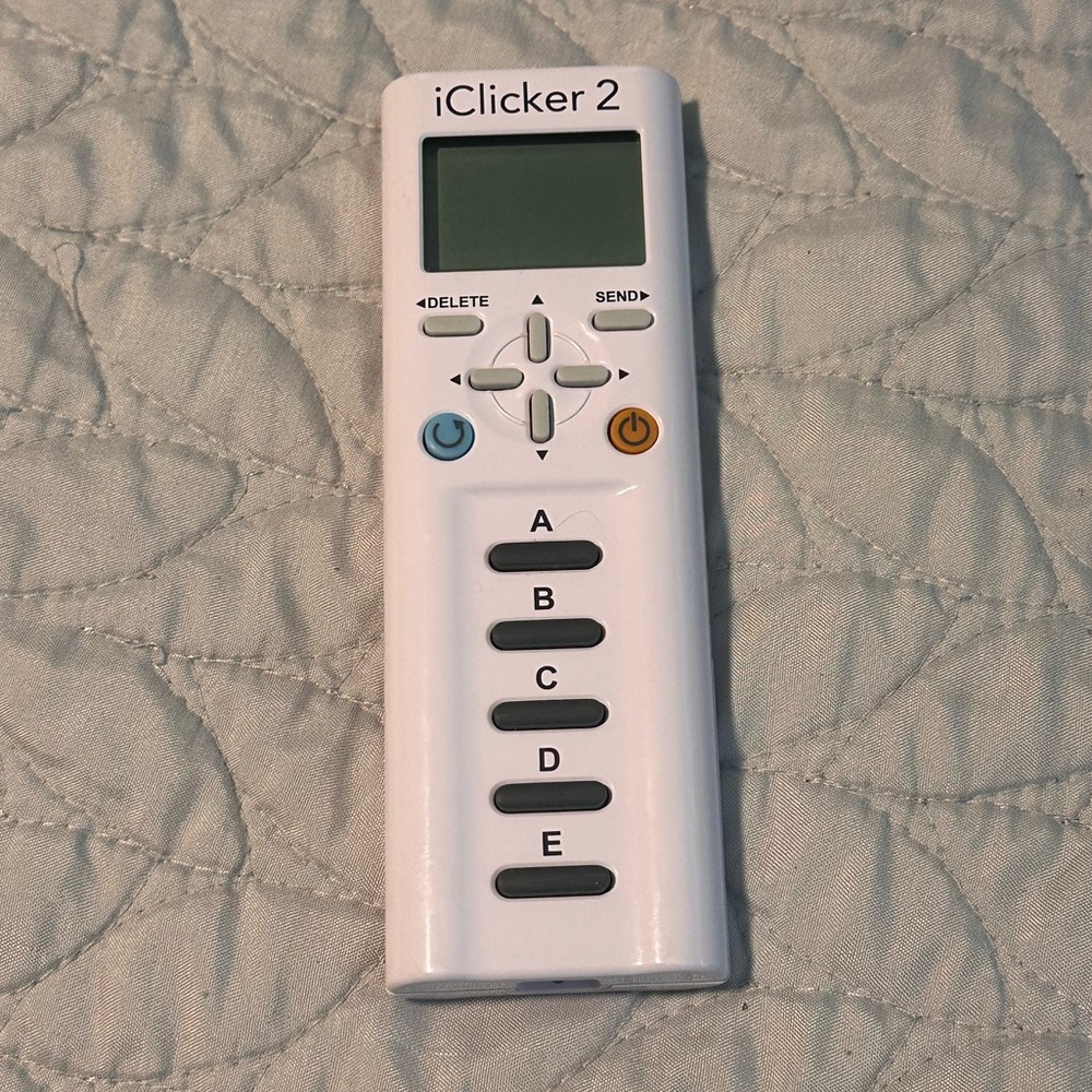 iClicker 2 Student Remote – College Clicker for Classroom Participation